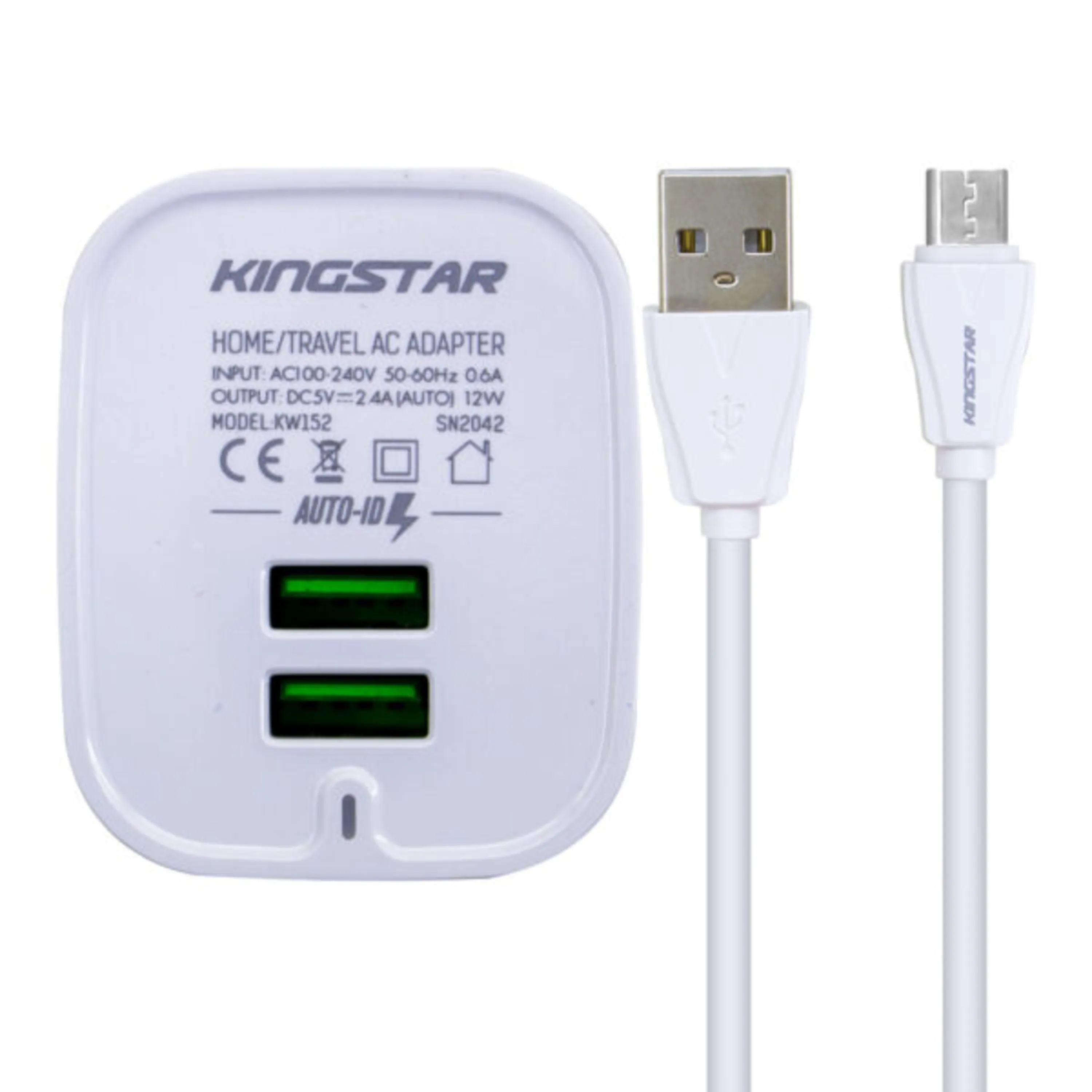 بهترین قیمت خرید شارژر موبایل کینگ استار kw152 a