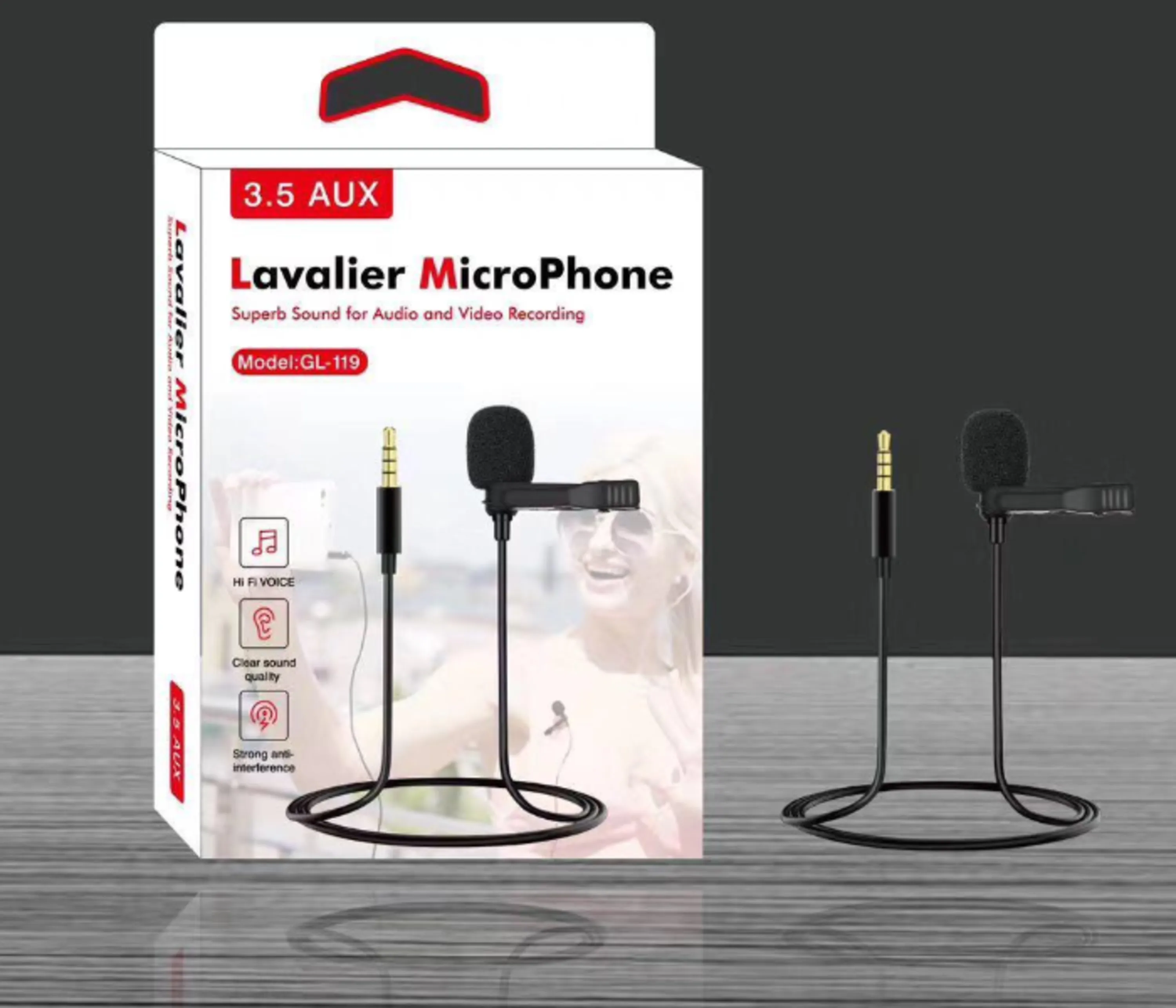 مشخصات ، قیمت و خرید اینترنتی میکروفن یقه ای microphone collar lavalier