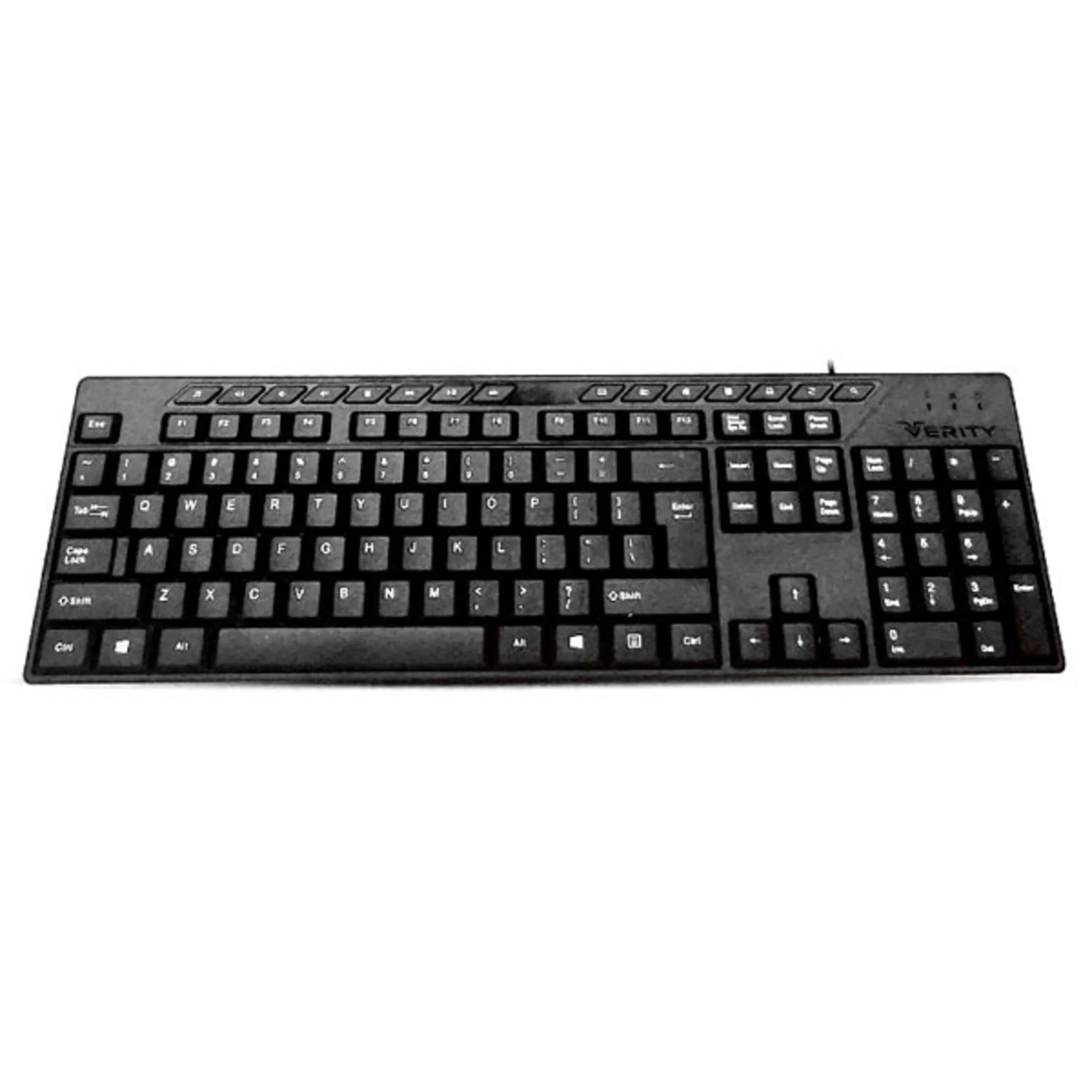بهترین قیمت خرید کیبورد وریتی مدل keyboard verity v-kb6123