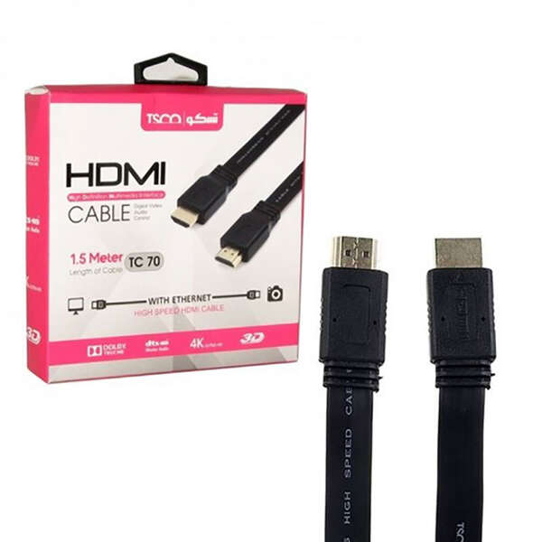 کابل tsco HDMI طول 1.5 متر مدل Tc70