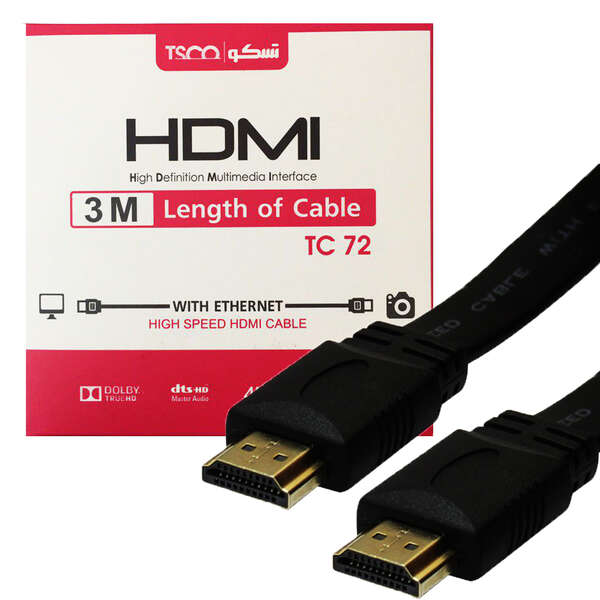کابل tsco HDMI طول 3 متر مدل Tc72