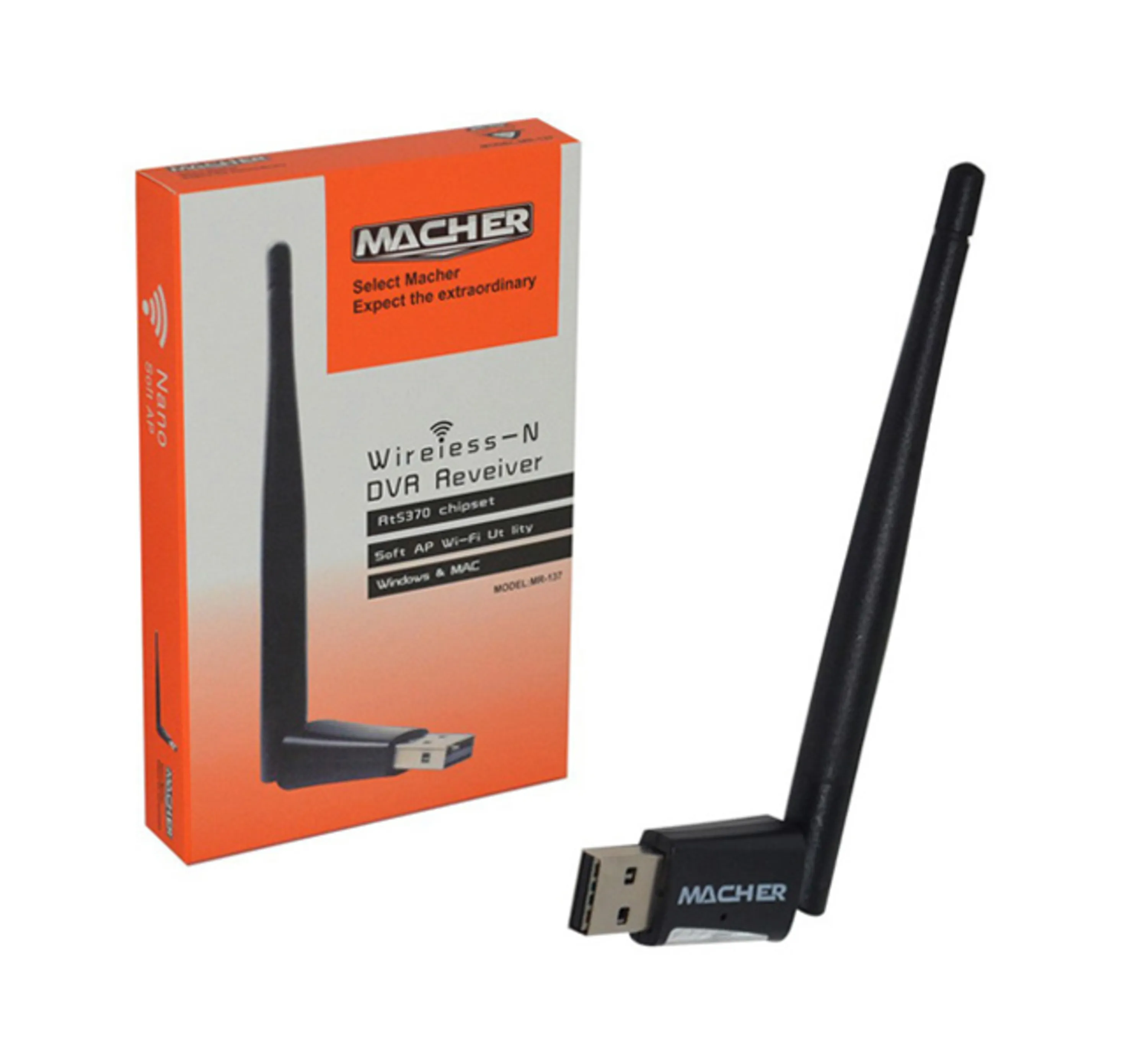 بهترین قیمت خرید کارت شبکه اکسترنال macher-mr137