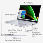 لپ تاپ ایسر laptop acer swift 3 i5 8g 256 ssd thumb 2