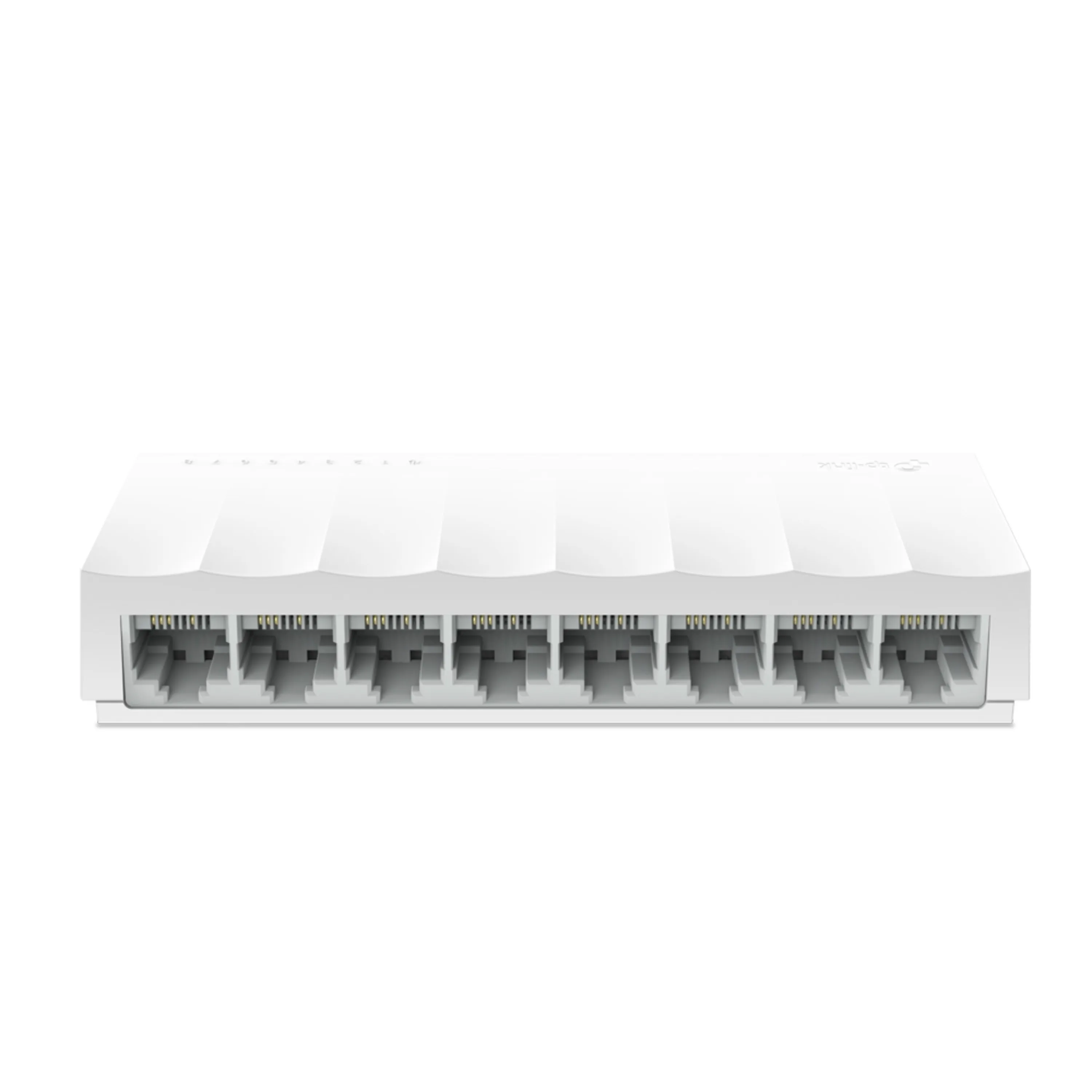 نمای جلویی هاب سوییچ 8 پورت TP-Link مدل LS1008