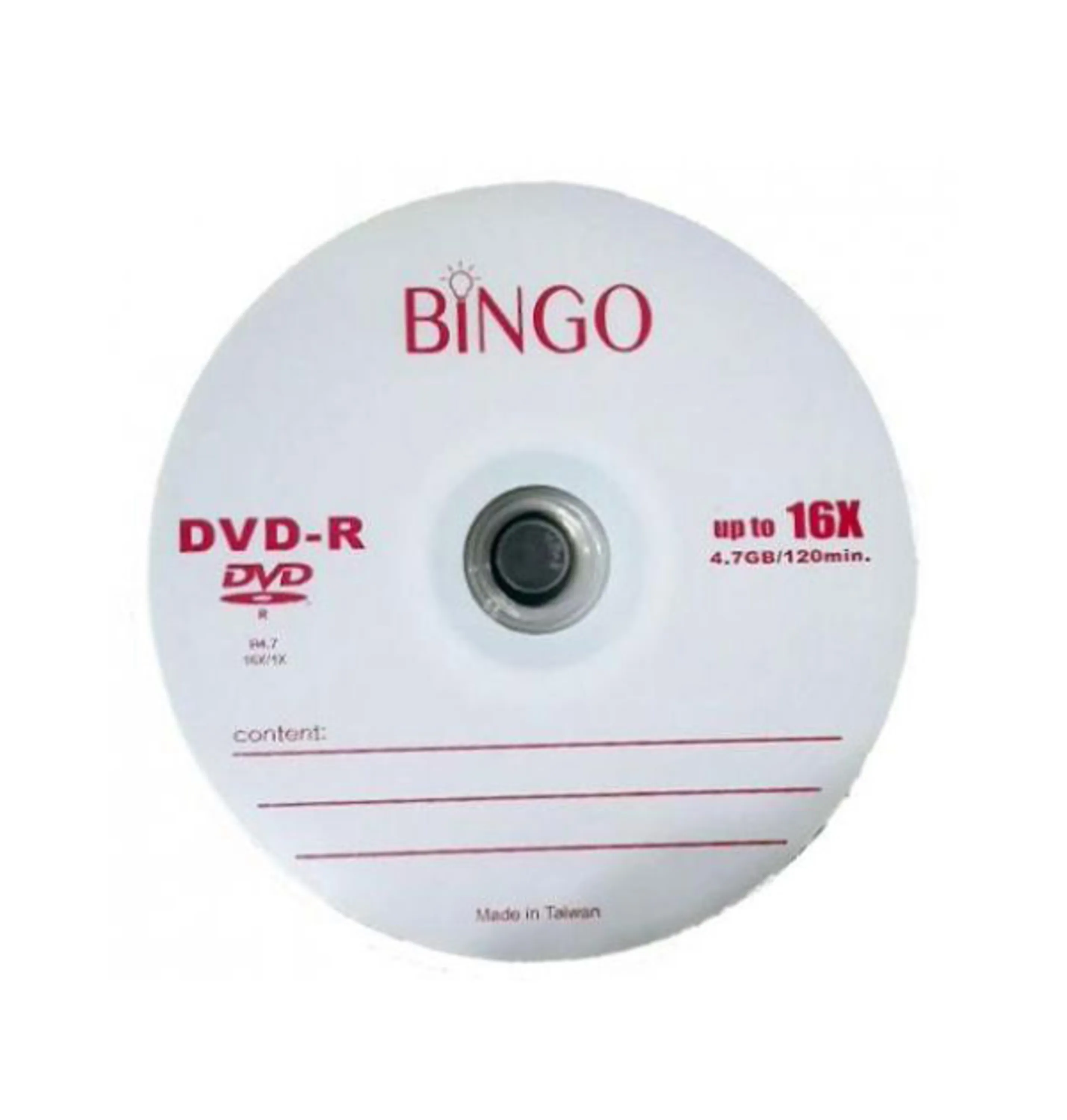 بهترین قیمت خرید پک دی وی دی خام بینگو bingo blank dvd