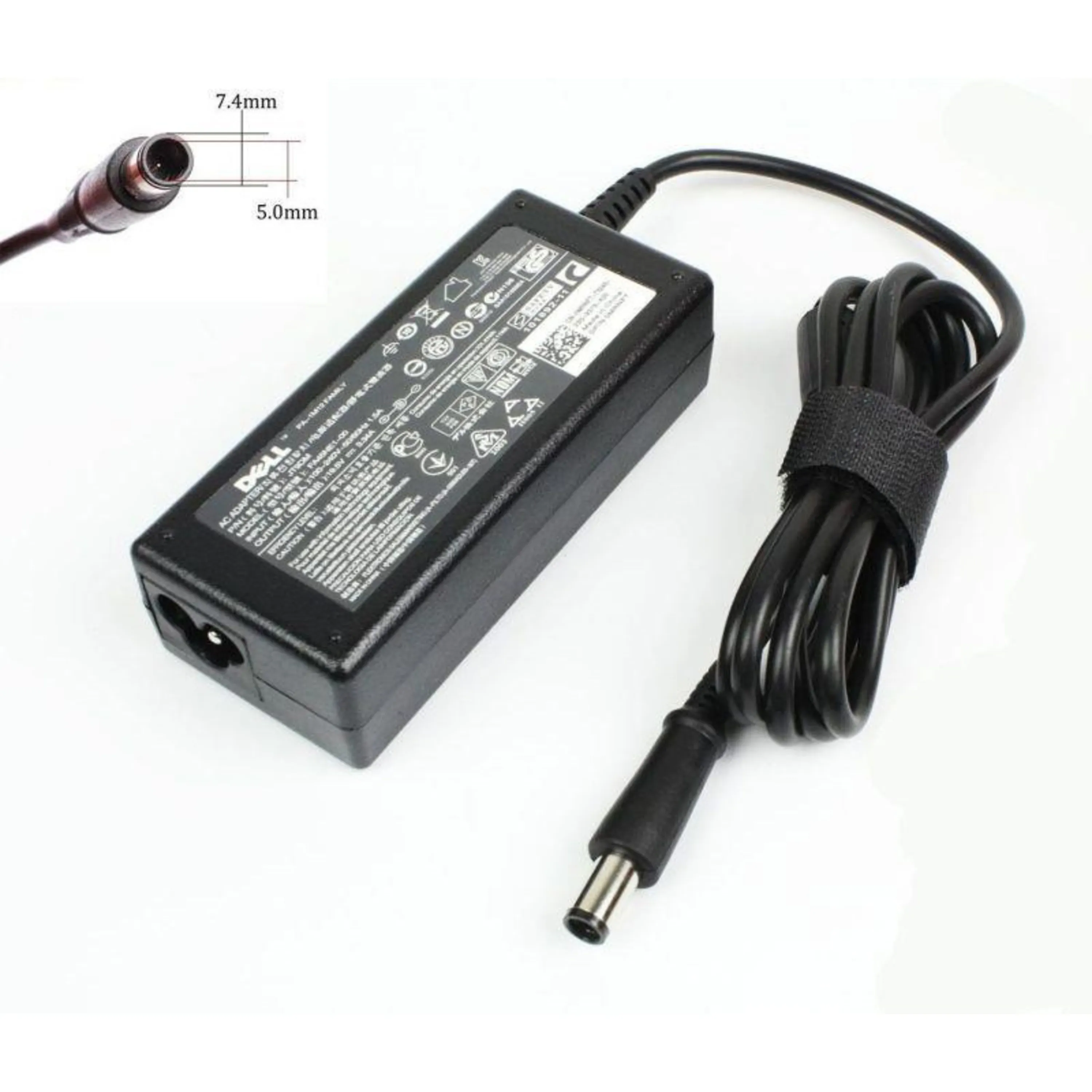 شارژر لپ تاپ دل 90 وات 19.5V 4.62A با کانکتور 7.4×5.0 میلی متر