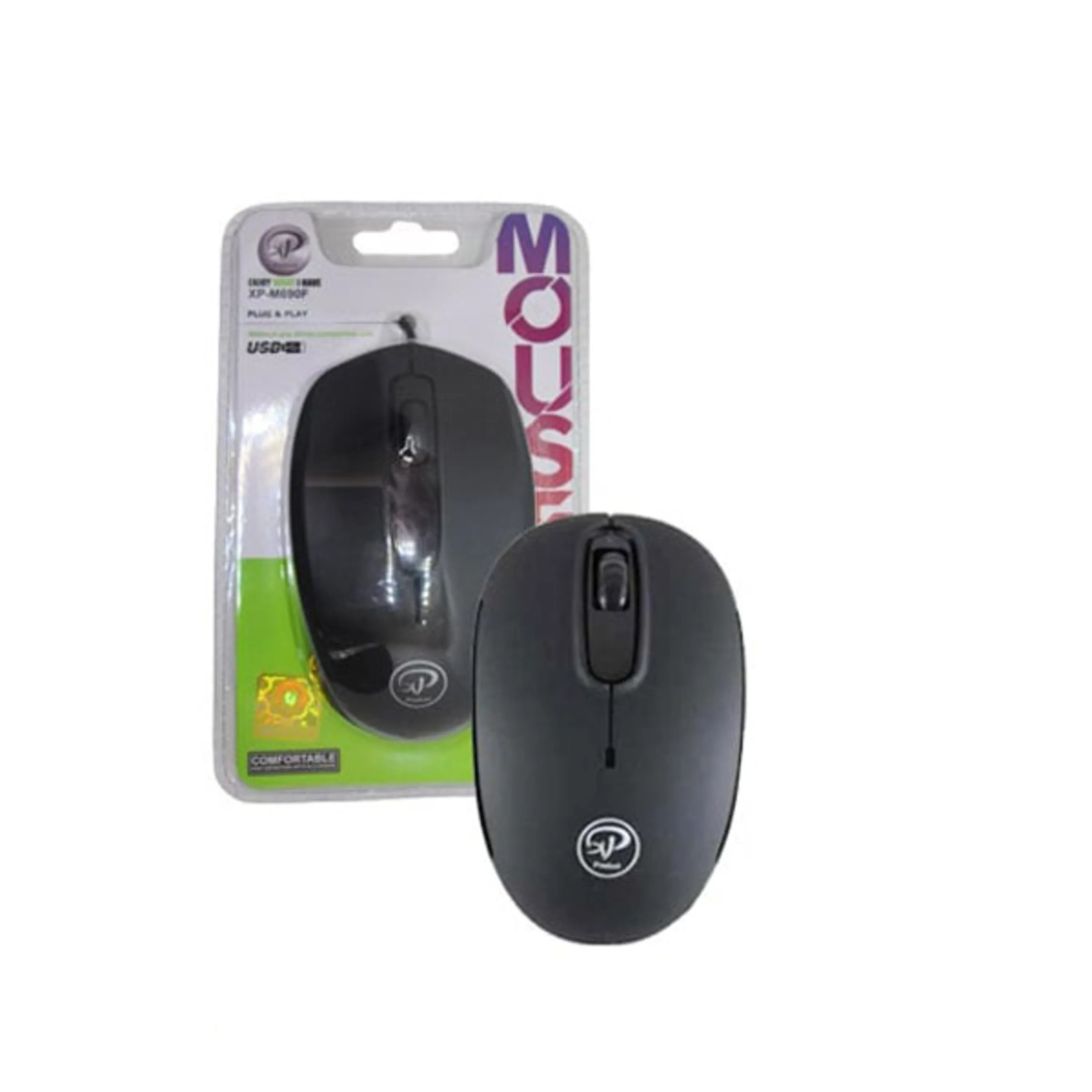 بسته بندی موس با سیم XP مدل M690F