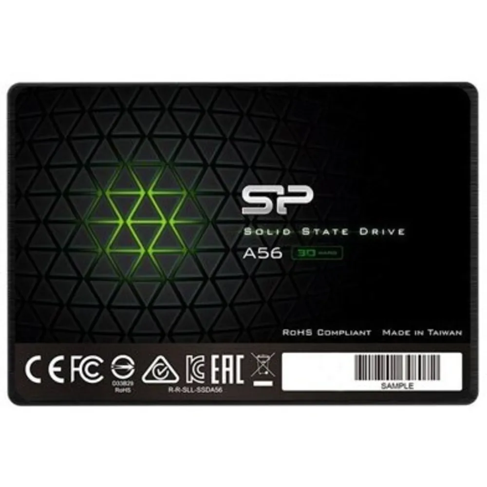 عکس نمای جلوی SSD Silicon Power مدل A56