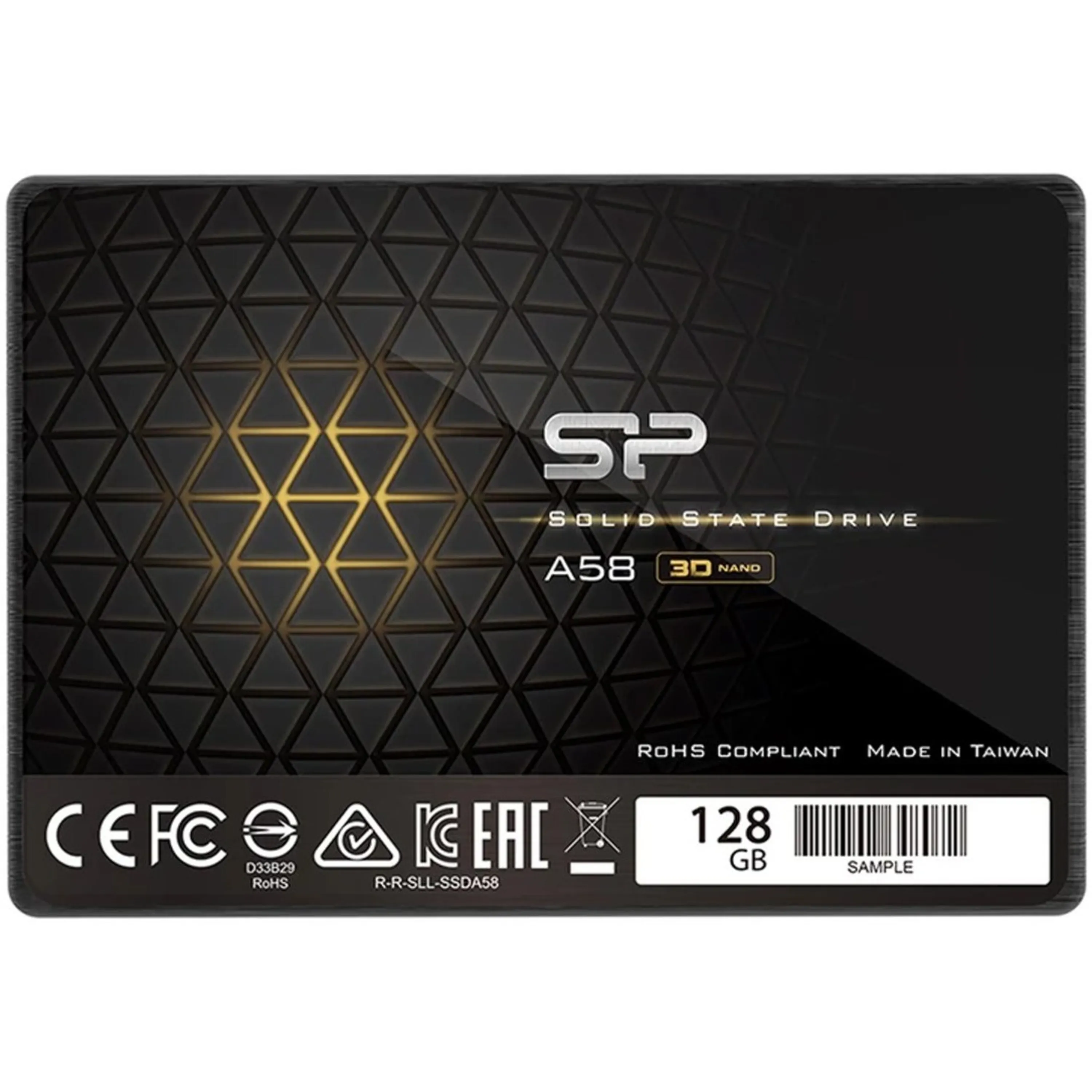 حافظه SSD سیلیکون پاور A58 با ظرفیت 128 گیگابایت