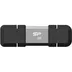 درگاه USB Type-C فلش مموری سیلیکون پاور مدل Mobile C51 64GB