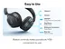 نمای نزدیک از پدهای گوش نرم هدفون انکر Soundcore H30i