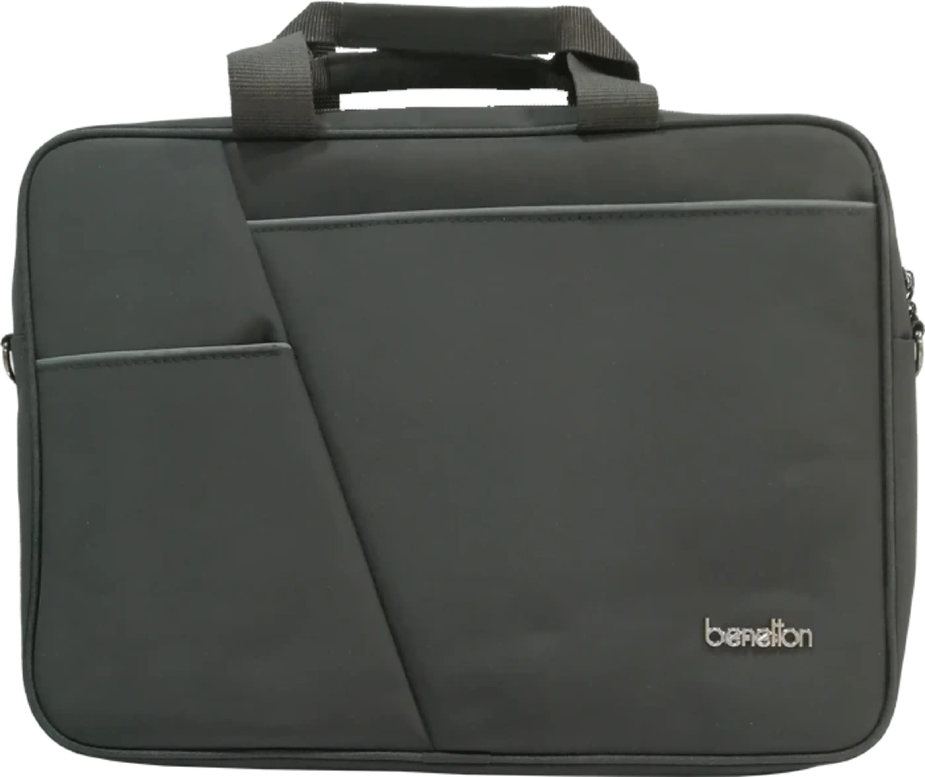 نمای جلویی کیف لپ تاپ پارچه ای بنتون کد 1069