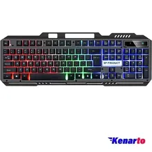 نمای جلویی کیبورد XP 11200 RGB با نورپردازی