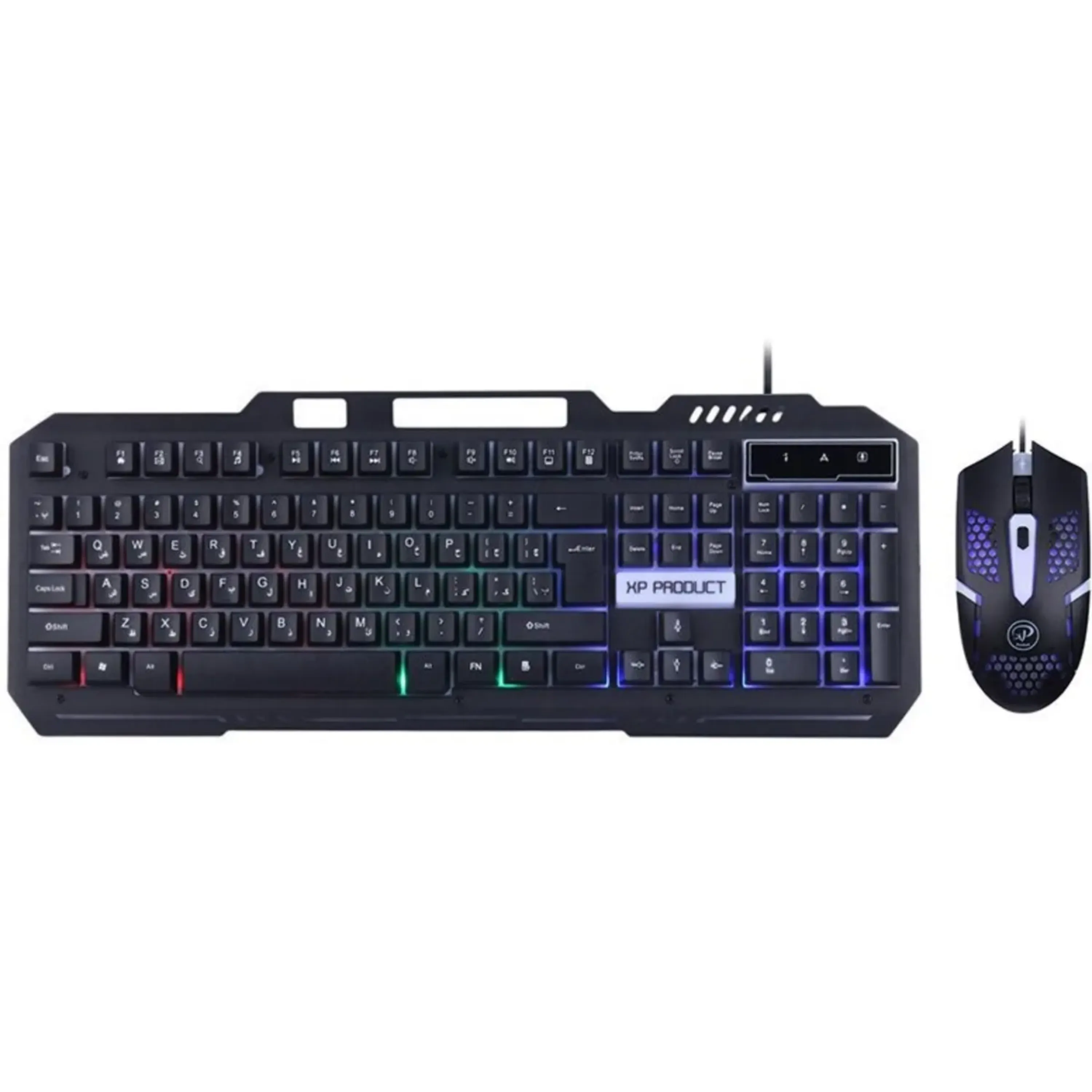 کیبورد گیمینگ XP 111400N نورپردازی RGB