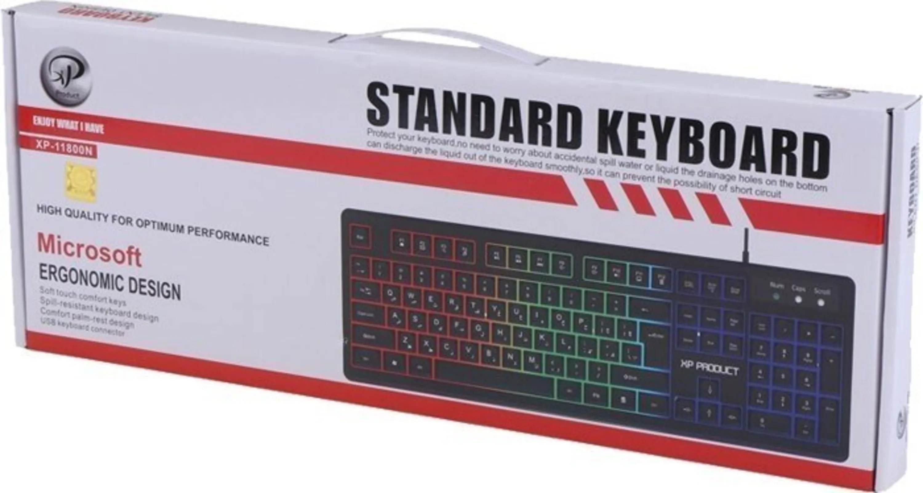 کیبورد XP مدل XP-11800 RGB