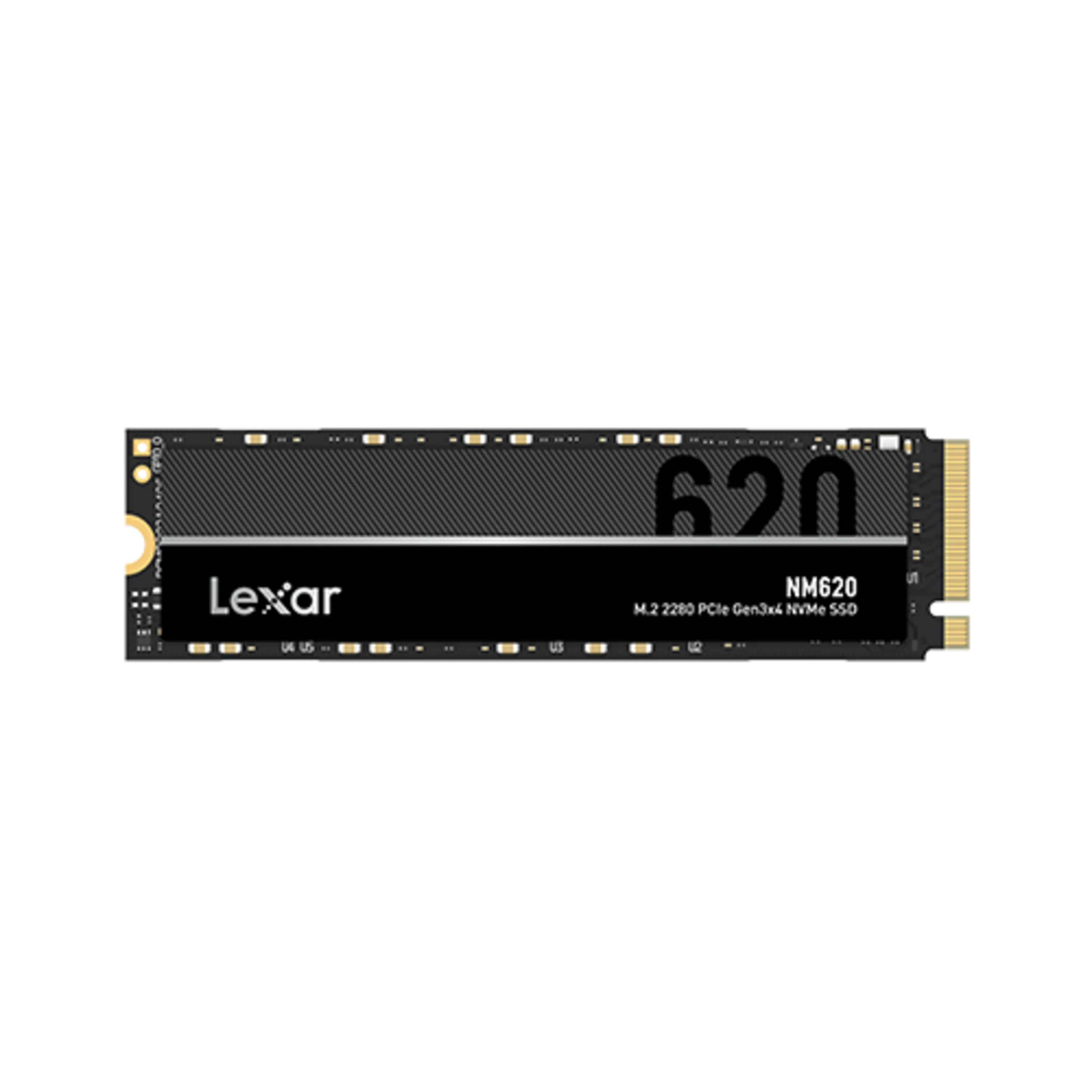 نمای جلویی Lexar NM620 SSD ظرفیت 256 گیگابایت