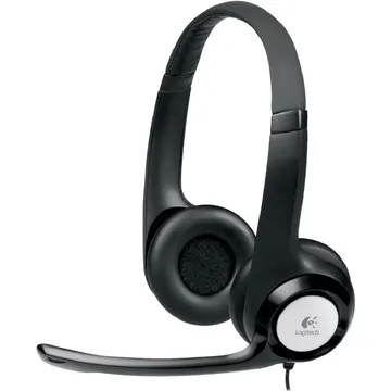 هدست Logitech H390 نمای جلو با اتصال USB