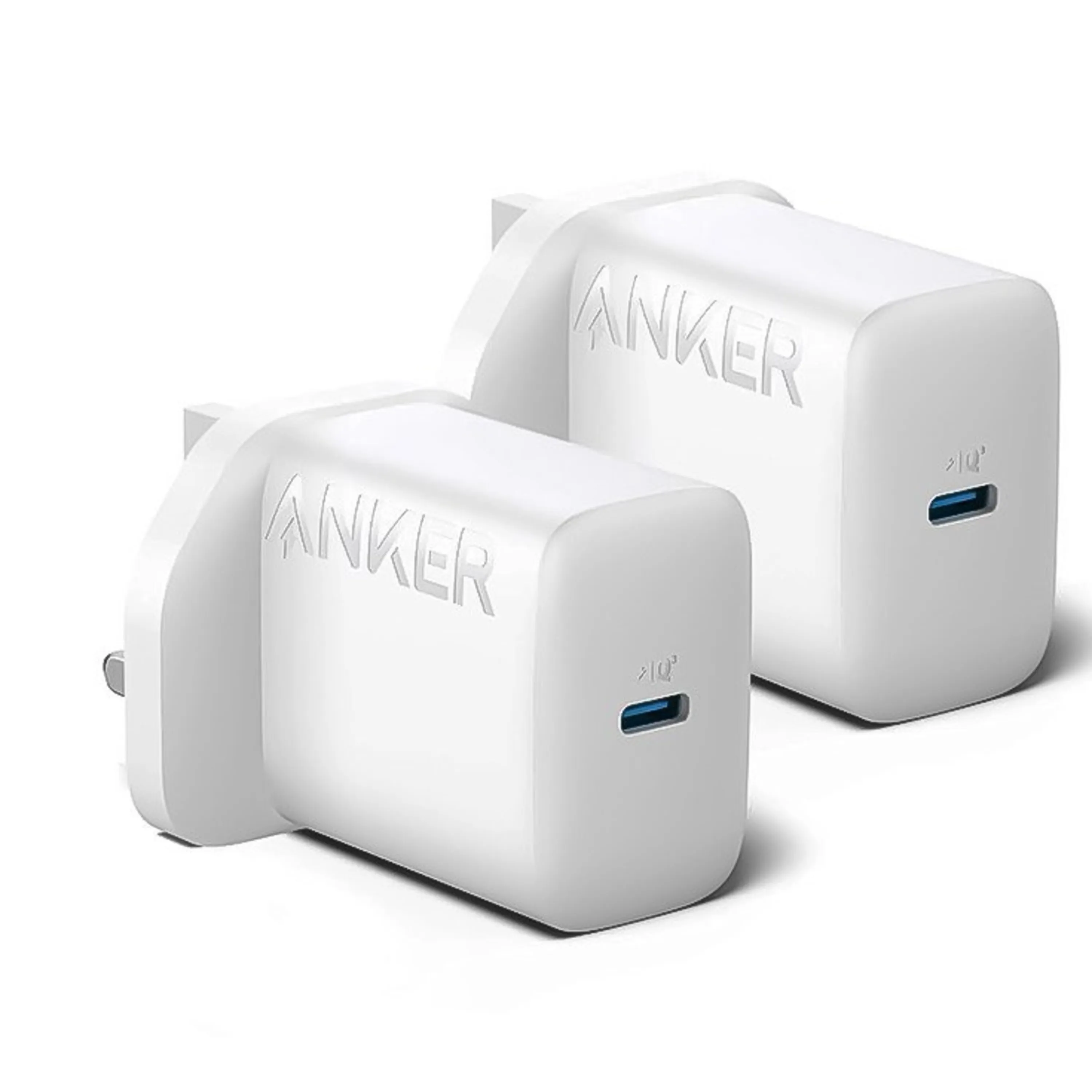 نمای جلویی شارژر دیواری انکر مدل B2347 UK با توان 20 وات