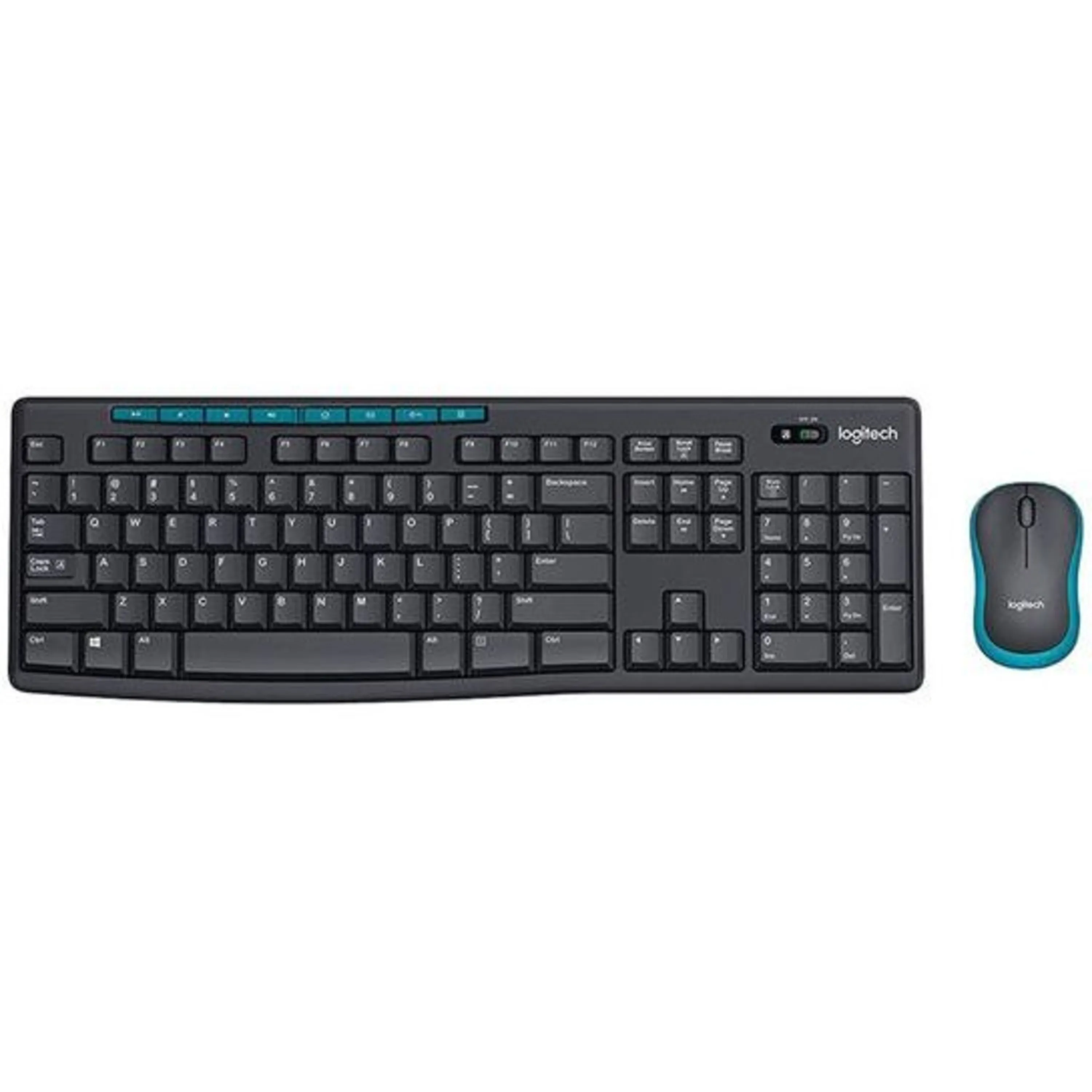 نمای کامل از کیبورد Logitech MK275