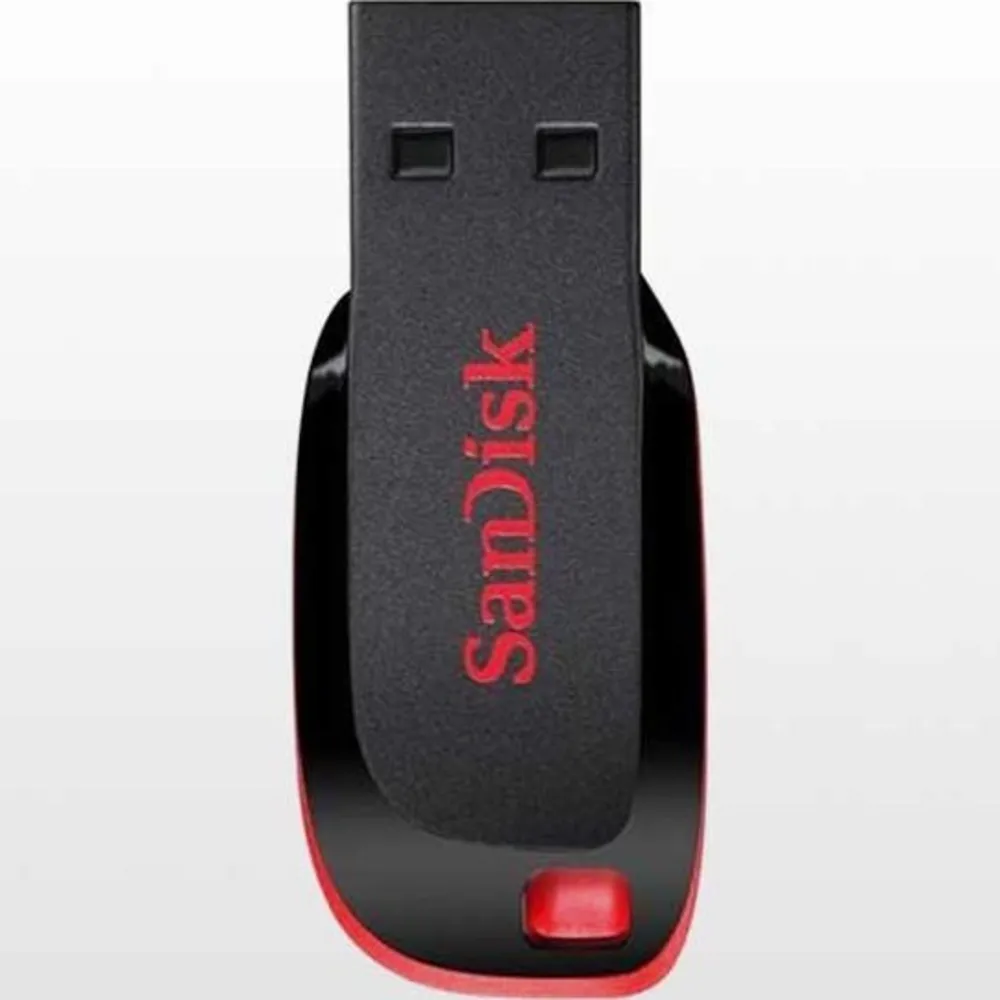 فلش مموری سن دیسک Cruzer Blade 128GB نمای جلو