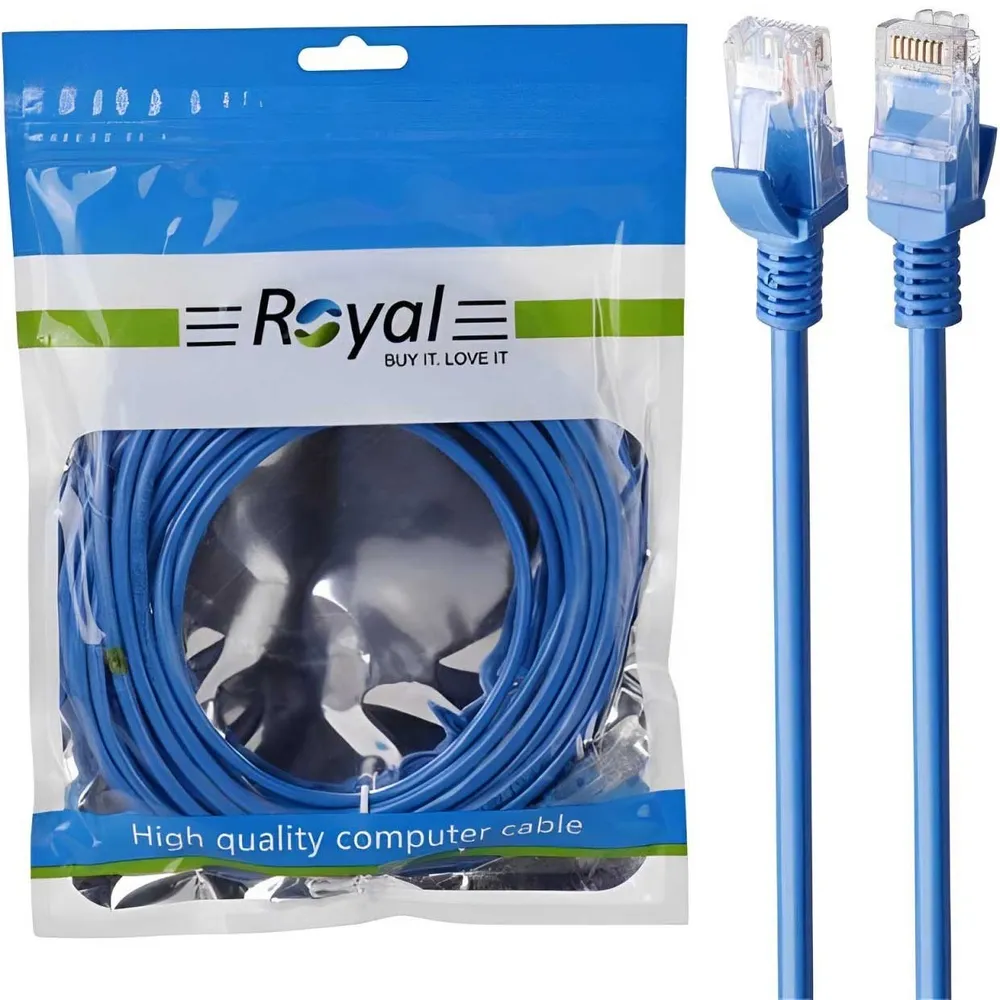کابل شبکه Cat5 رویال 3 متری با کیفیت بالا