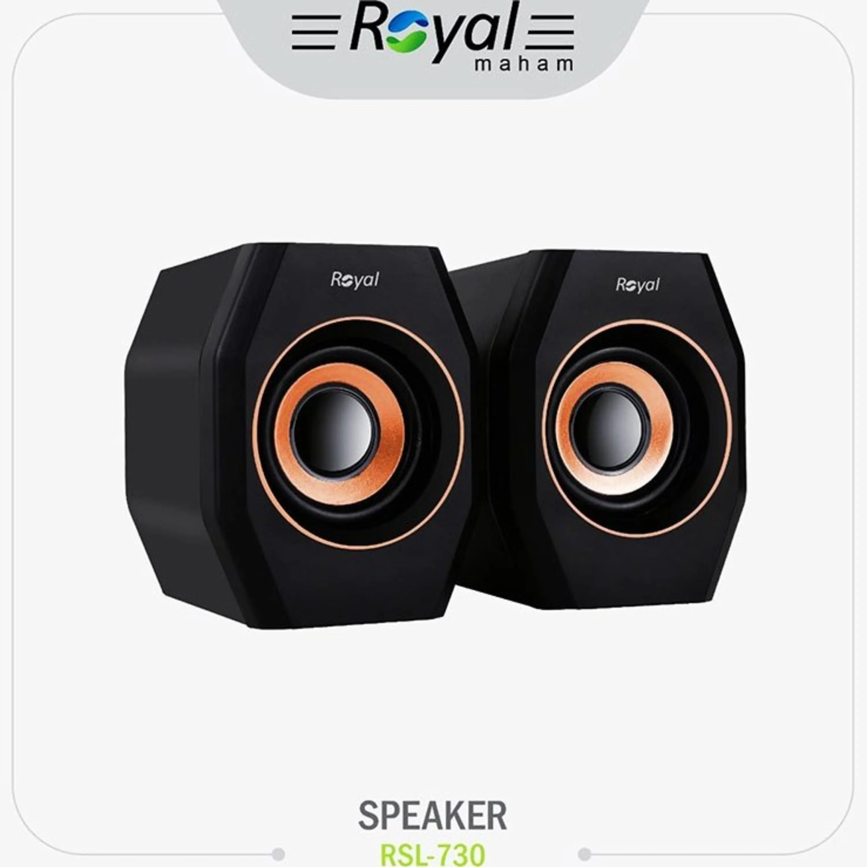 اسپیکر دسکتاپ رویال RSL-730 با کیفیت صدای بالا