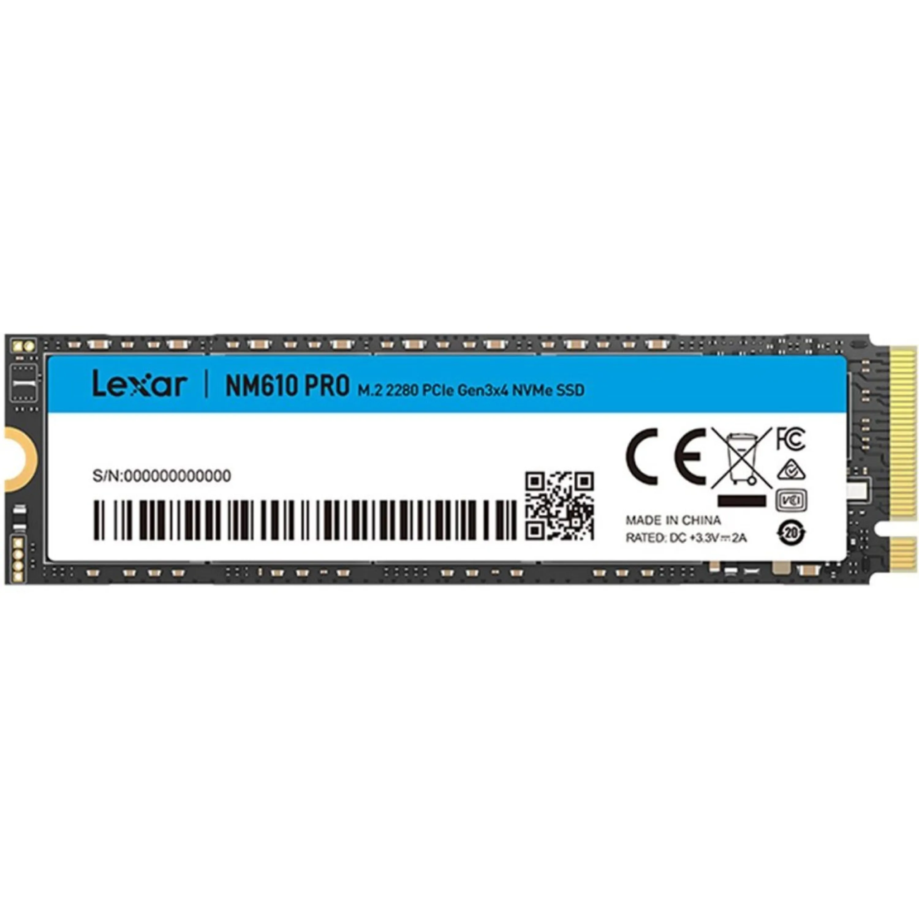 تصویر SSD Lexar NM610 Pro NVMe ظرفیت 500 گیگابایت