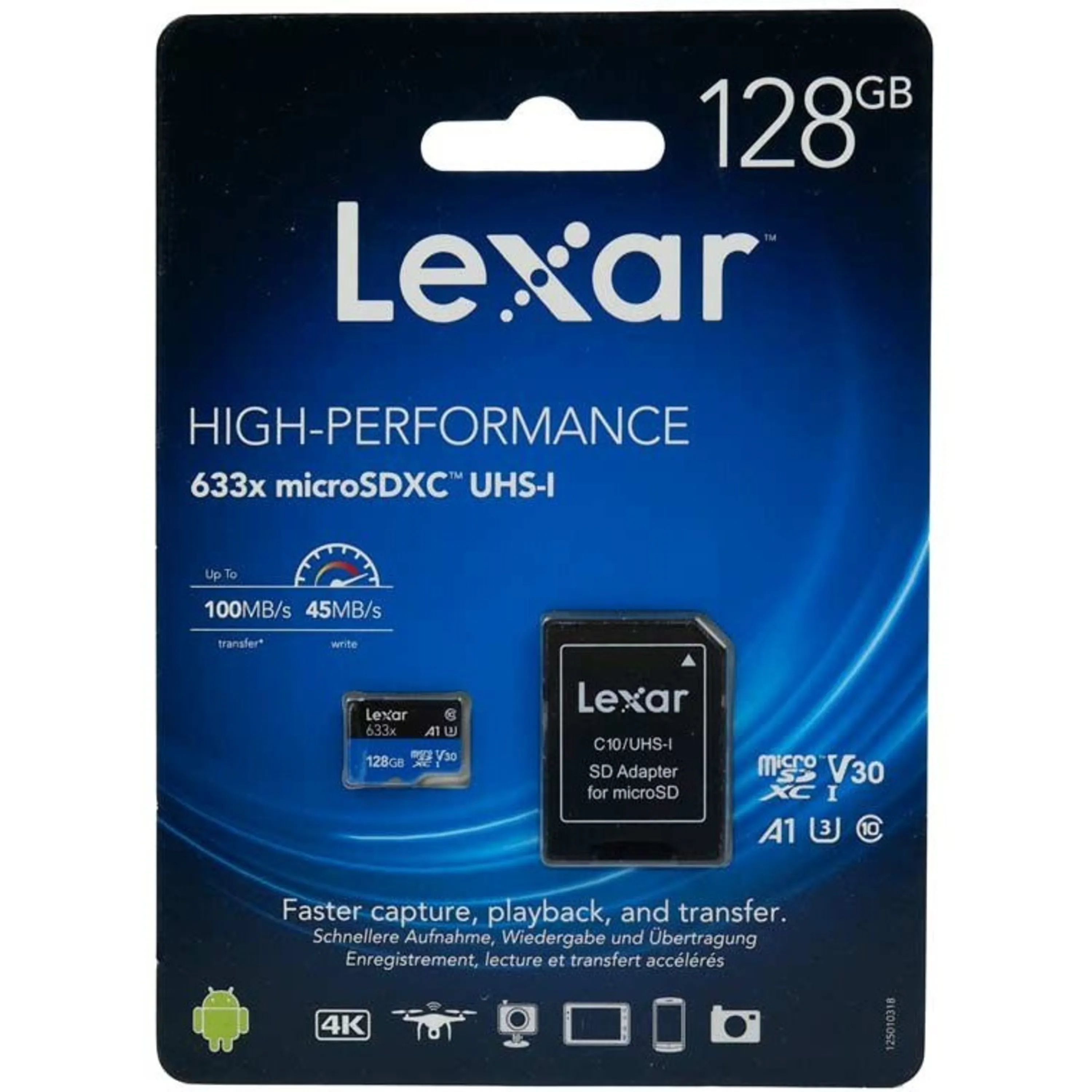 کارت حافظه لکسار 633X 128GB MicroSDXC