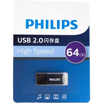 : فلش مموری فیلیپس مدل FM10UA ظرفیت 64 گیگابایت فلش مموری Philips FM10UA 64GB