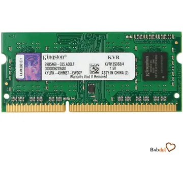 رم لپ تاپ Kingston 4GB DDR3 1333MHz