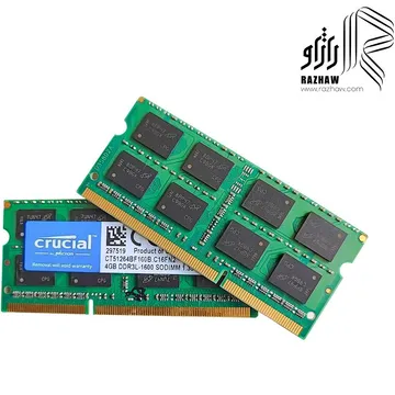 رم لپ تاپ Crucial DDR3L 4GB 1600MHz C16FN