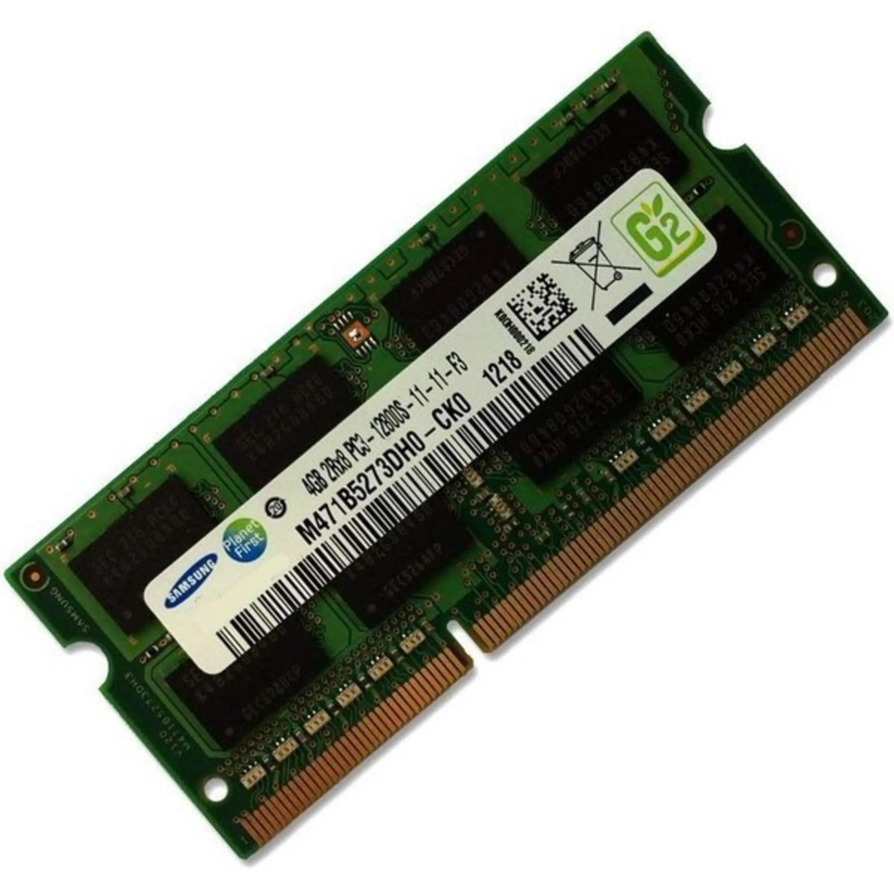 رم لپ تاپ Samsung DDR3 4GB 1600MHz نمای پشت
