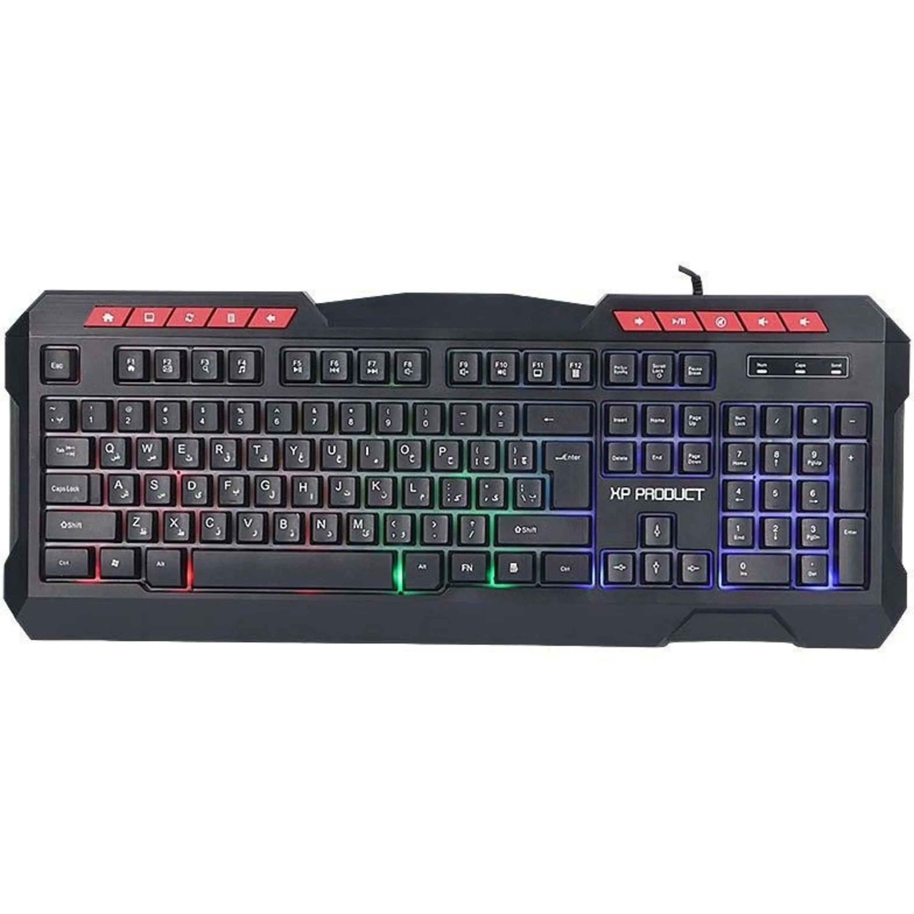 کیبورد گیمینگ XP‑Product XP‑12700R نمای بالا