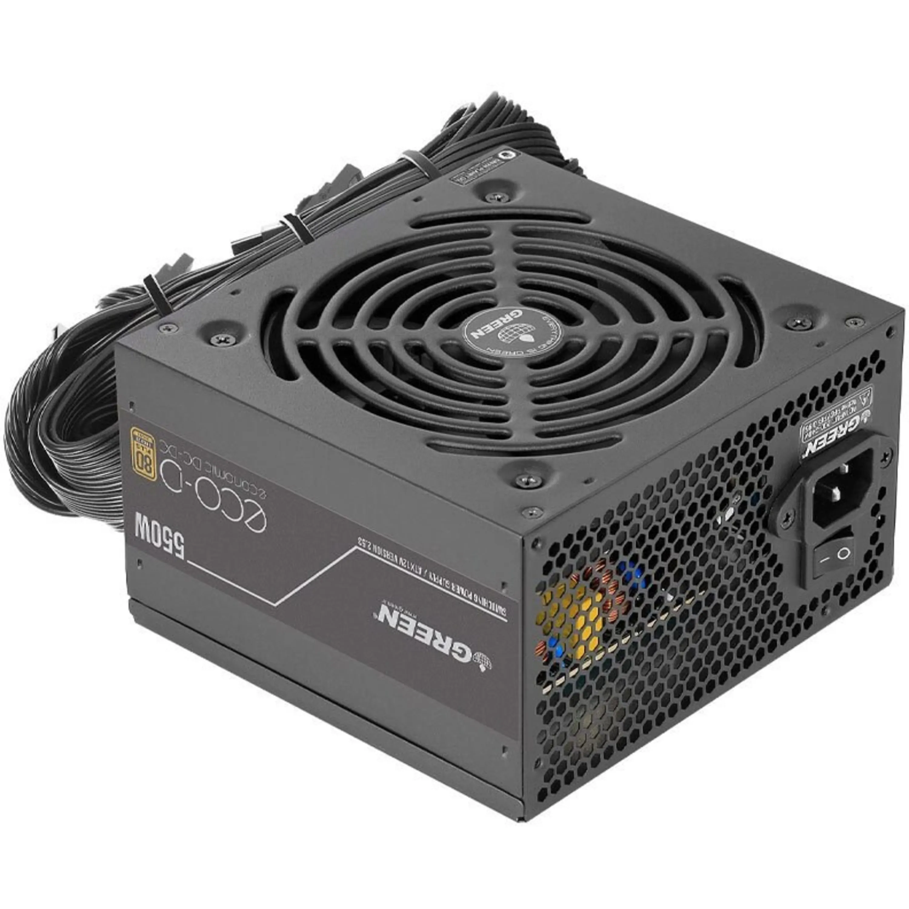 Green GP550A-ECO D 550W front view