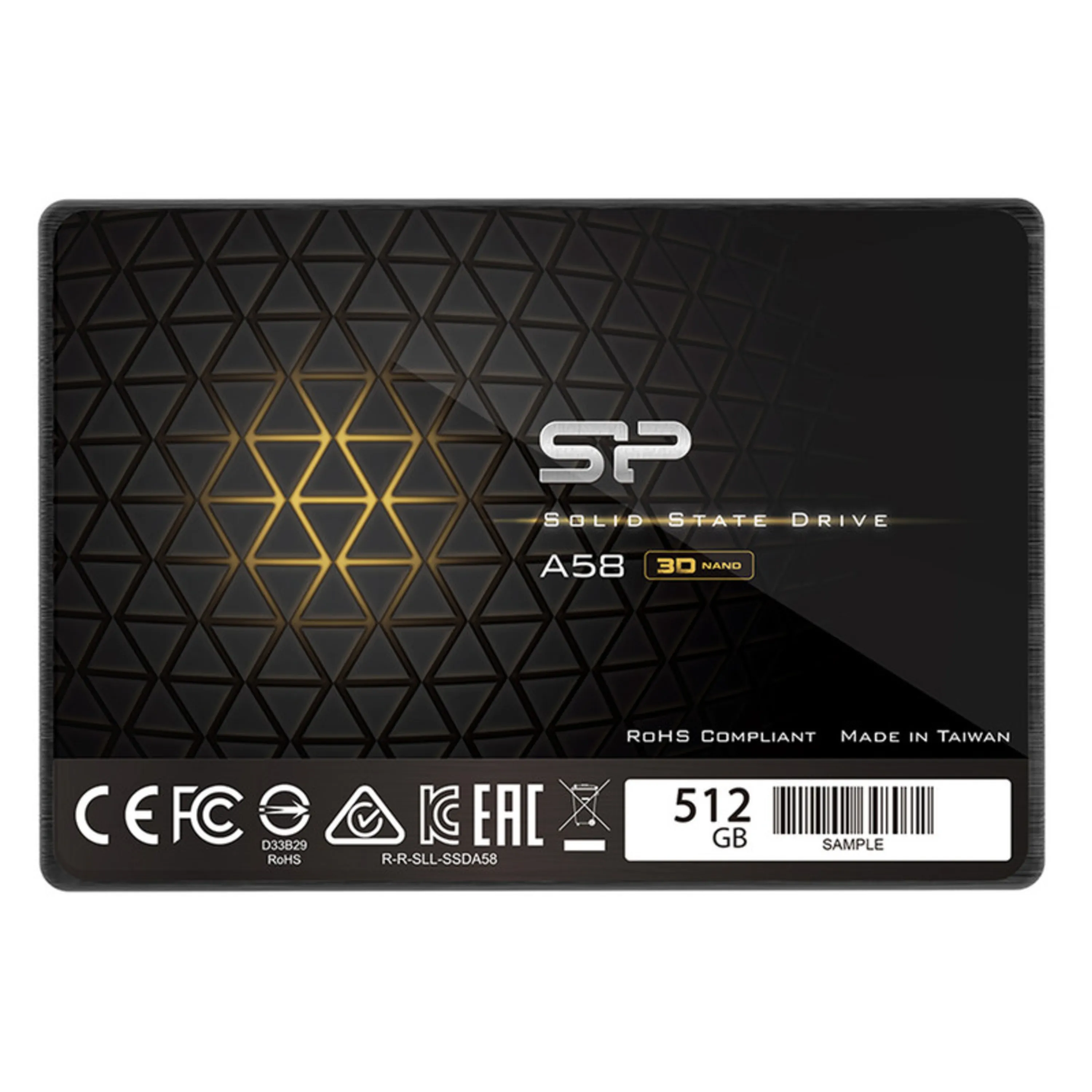 نمای کلی حافظه SSD سیلیکون پاور ACE A58 ظرفیت 512 گیگابایت
