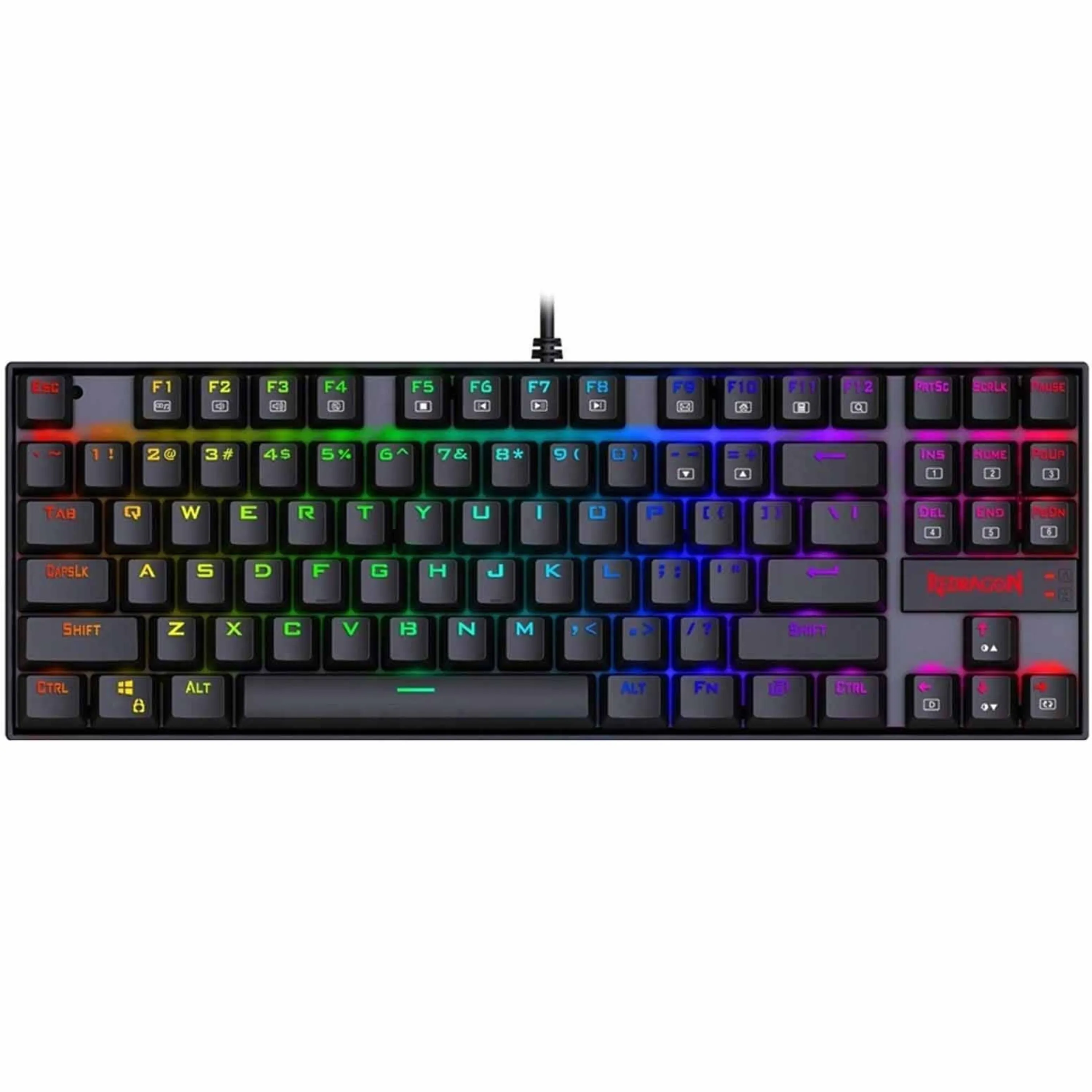 ALT: کیبورد مکانیکی ردراگون K552 RGB با نورپردازی رنگی