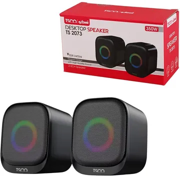 ALT: تصویر اصلی اسپیکر بلوتوثی تسکو مدل TS‑2073 با رقص نور RGB