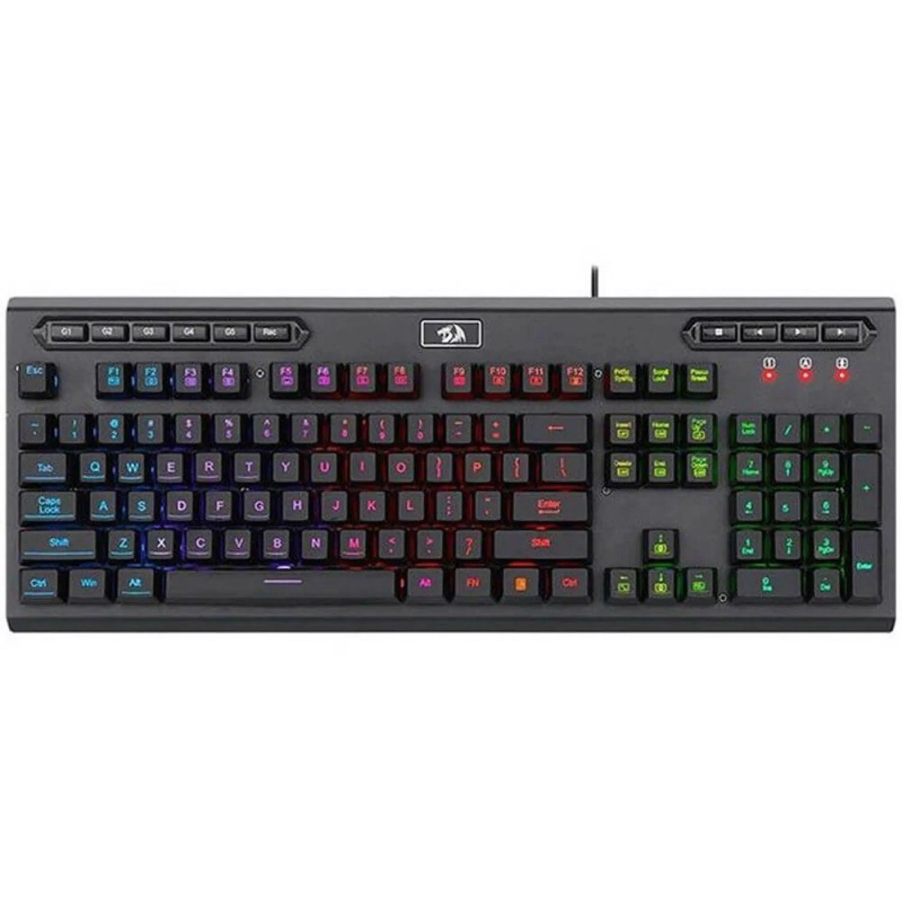 ALT: کیبورد گیمینگ ردراگون مدل K513 Aditya RGB