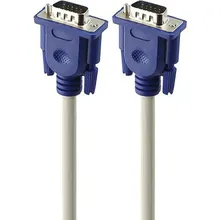 توضیحات: نمای کامل کابل VGA بابل در بسته بندی اصلی با نمایش طول 5 متر.