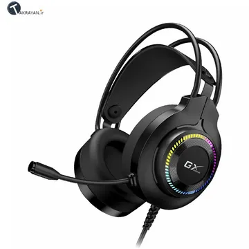 عنوان: هدست گیمینگ جنیوس HS-GX580U توضیحات: نمای اصلی هدست گیمینگ باسیم جنیوس مدل HS-GX580U