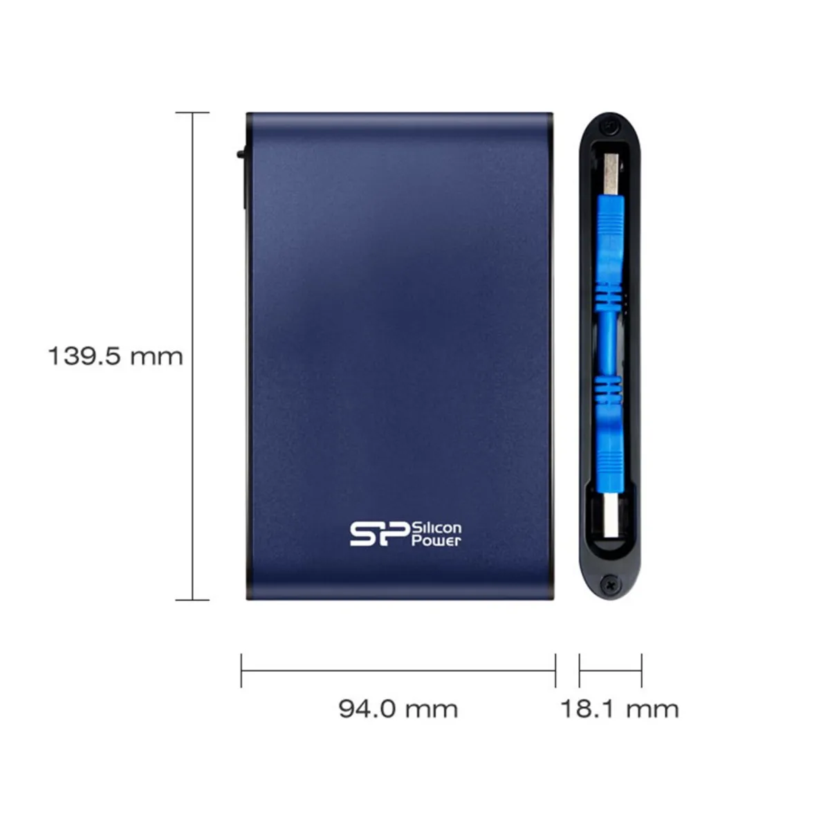 外付HDD[2TB] Silicon Power Armor A80 Amazon.com: Silicon Power 2TB Armor A80 Shockproof/Waterproof