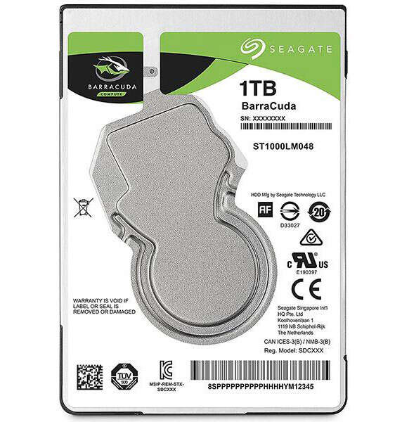 هارد اینترنال لپ تاپ سیگیت 128mb ظرفیت 1 ترابایت