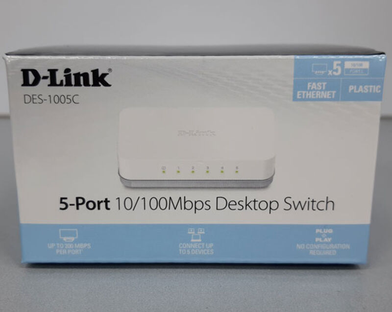 هاب شبکه 5 پورت D-LINK مدل 1005c gallery5