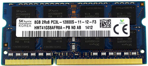 رم لپ تاپ DDR3 باس 1600/12800 مدل pc3l ظرفیت 8 گیگابایت