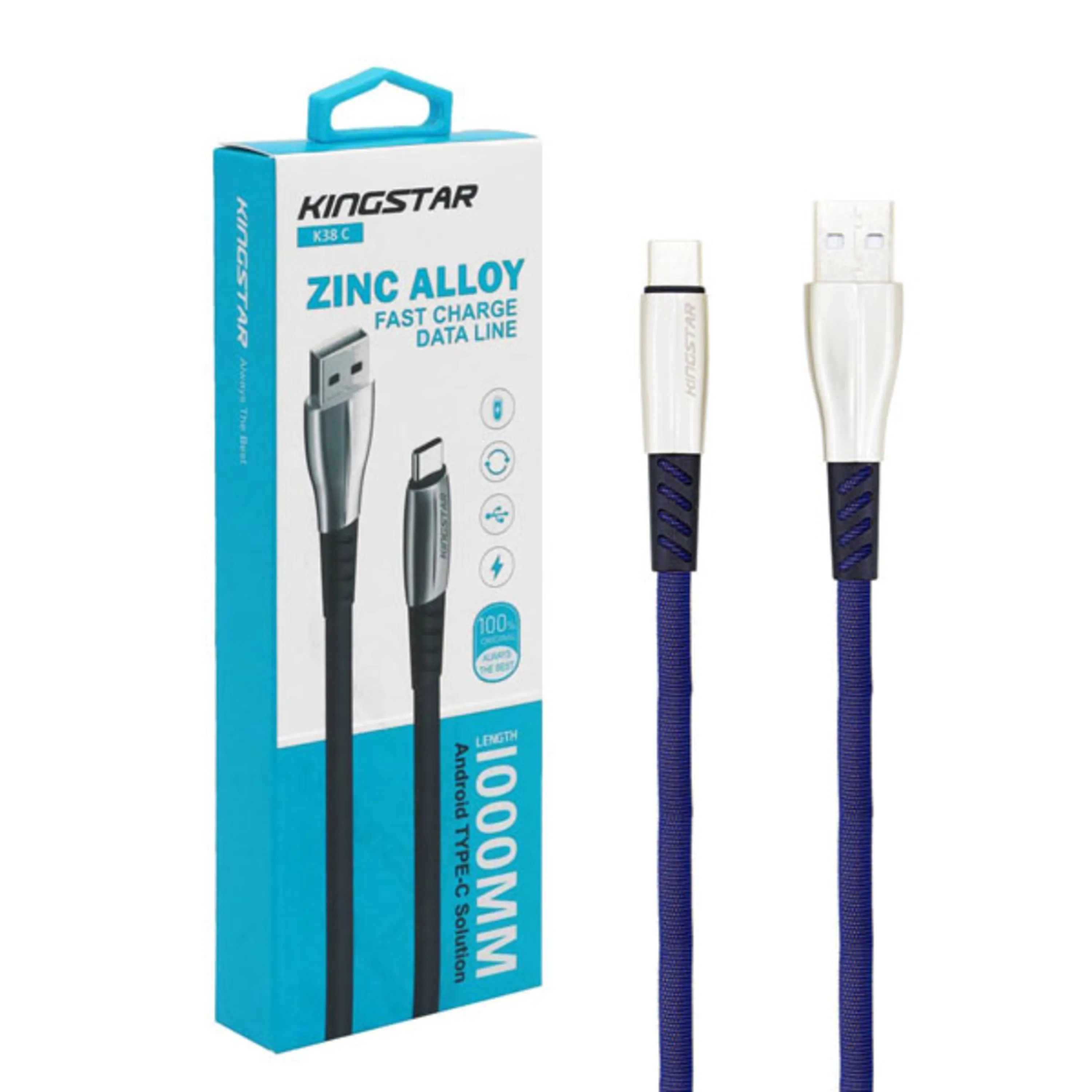 بهترین قیمت خرید کابل شارژ تایپ سی کینگ استار kingstar